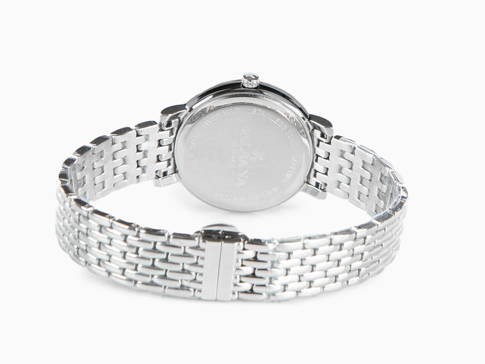 Montre à Quartz Delbana Dress Villanova, Blanc Nacre, 32 mm, 41701.613.1.514