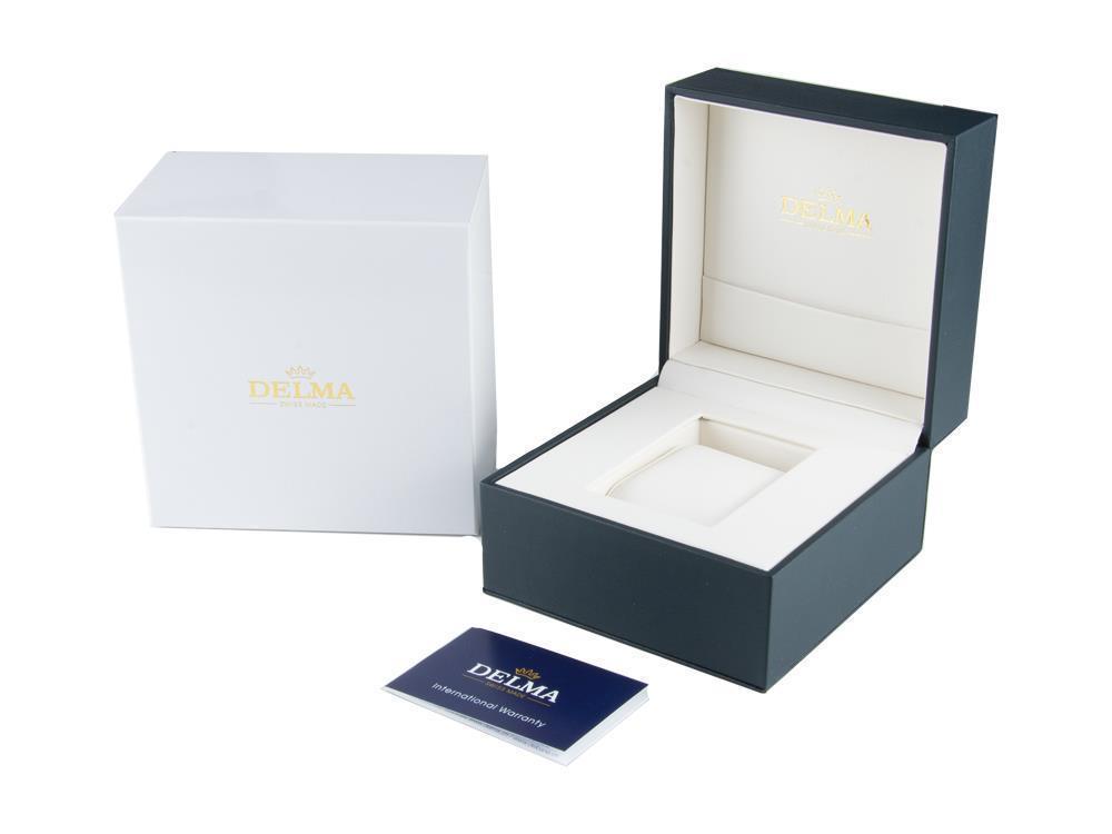 Montre à Quartz Delma Racing Oceanmaster, Chrono, Noir, 44 mm, 41501.678.6.048