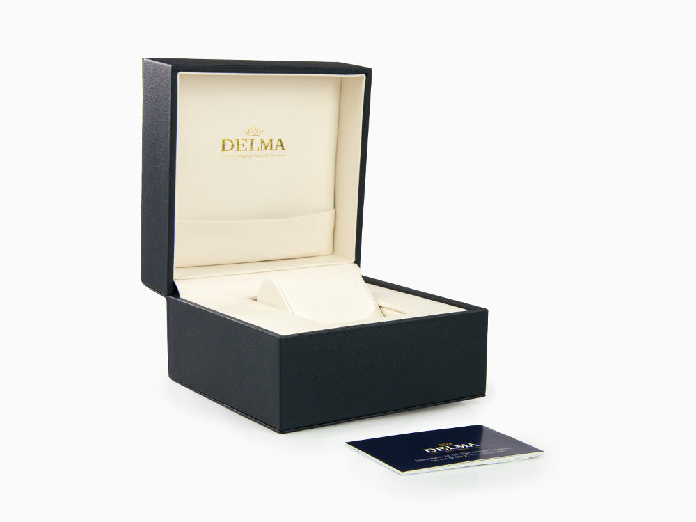 Montre à Quartz Delma Diver Cayman, Noir, 42 mm, 20 atm, 41601.708.6.036