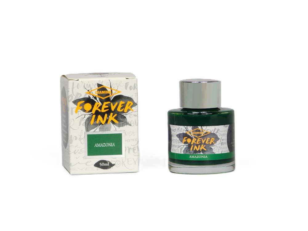 Encrier Diamine Forever Ink Collection-Encre permanente Amazonia, Vert, 50ml