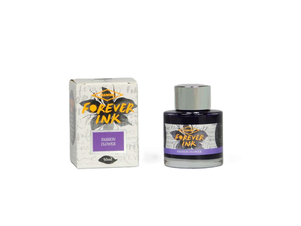 Encrier Diamine Forever Ink Collection- Encre permanente Passion Flower Violet