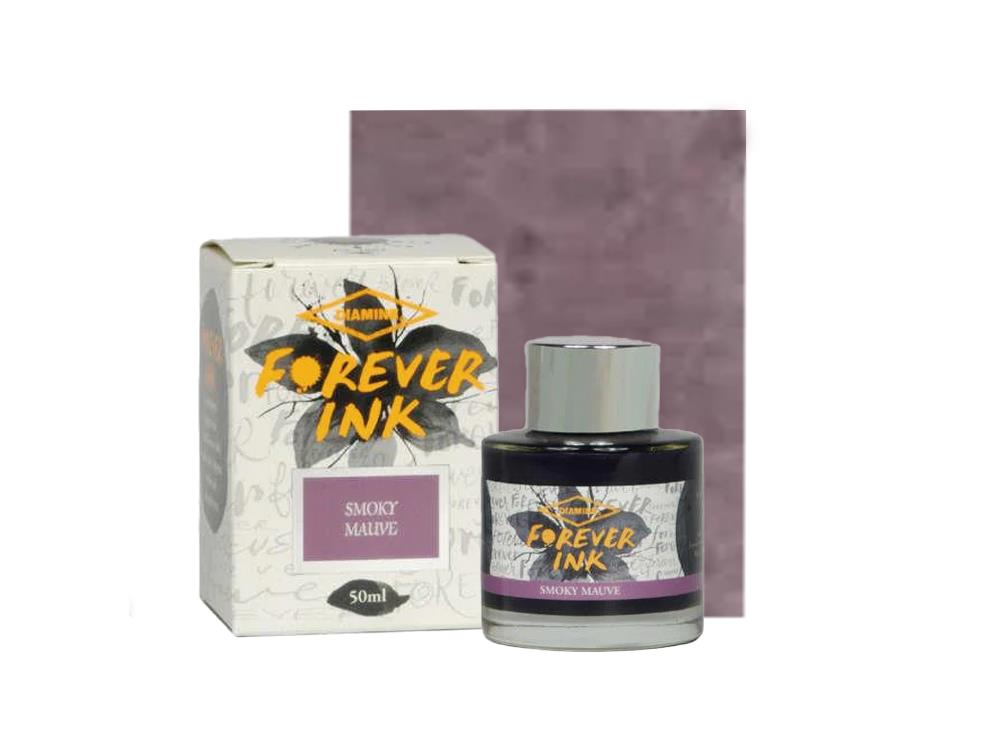 Encrier Diamine Forever Ink Collection- Encre permanente Smoky Mauve, 50ml