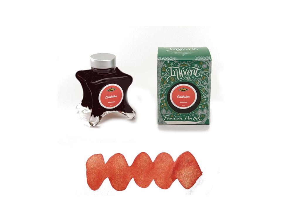 Encrier Diamine Celebration Ink Vent Green, 50ml, Shimmer