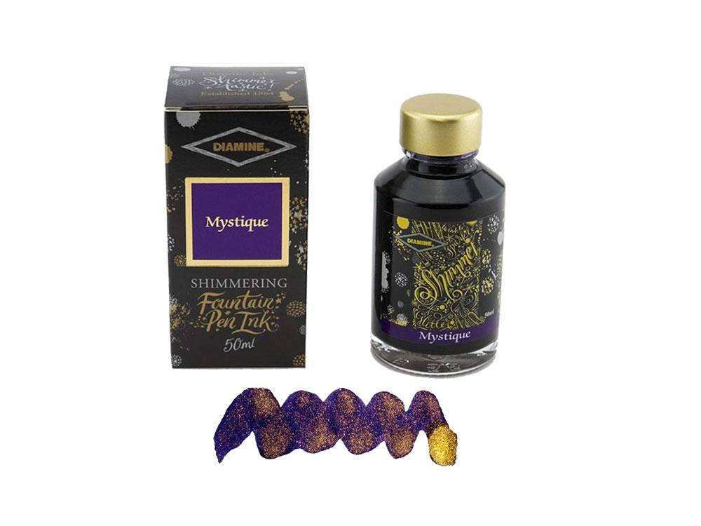 Encrier Diamine Shimmering Mystique, 50ml., Verre