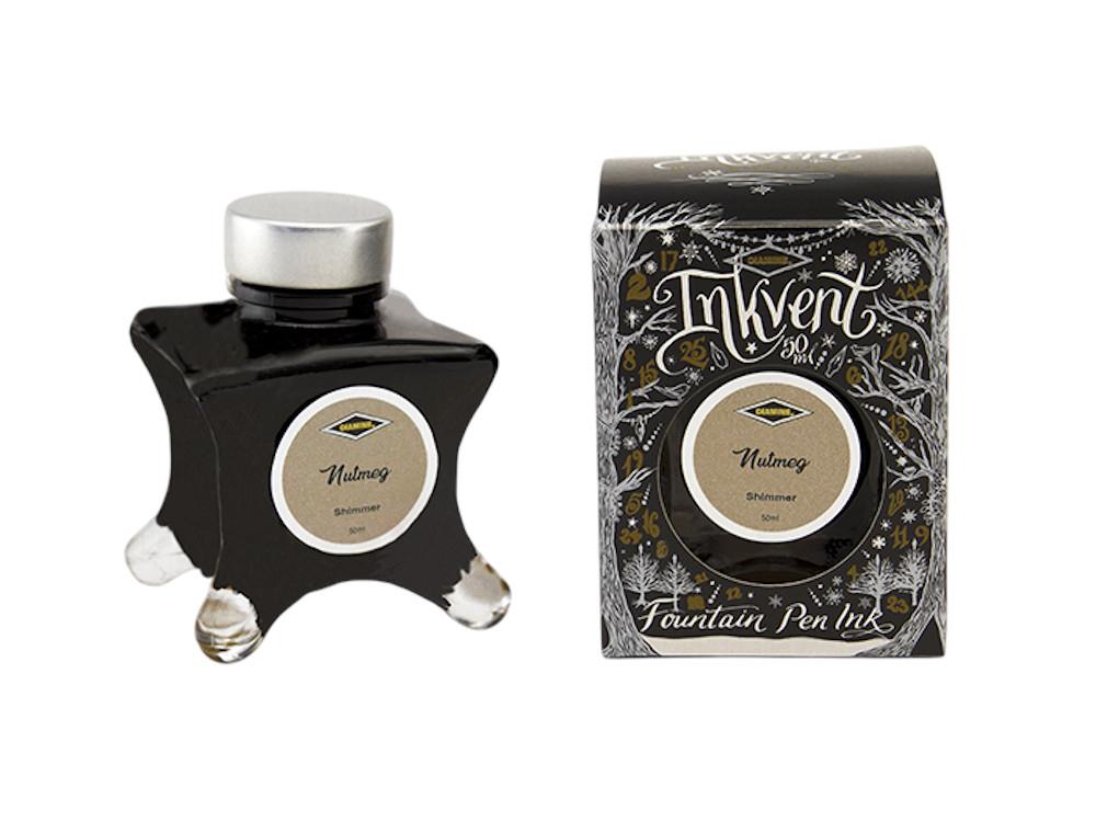 Encrier Diamine Ink Vent Black Shimmer Nutmeg, 50ml, Sépia