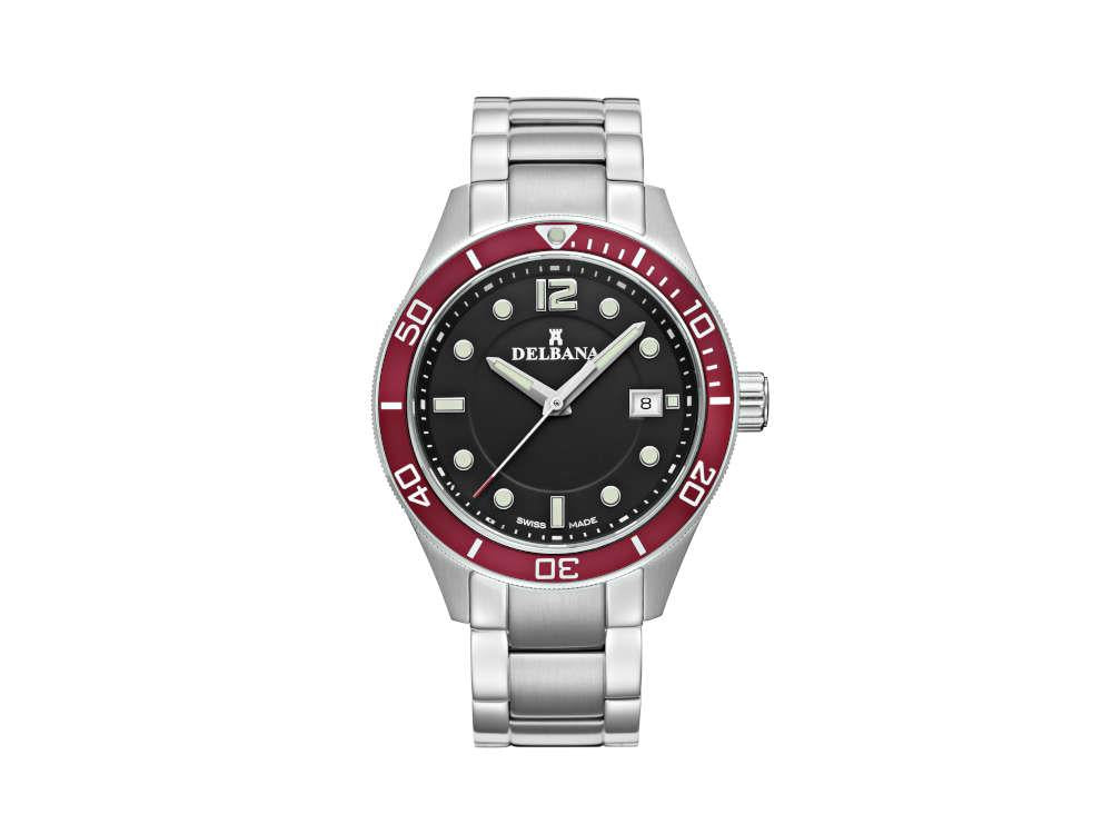 Montre à Quartz Delbana Sports Mariner, Noir, 42 mm, 41701.716.6.036