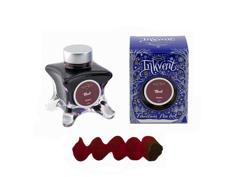Encrier Diamine Noel, Ink Vent Blue, 50ml, Rouge