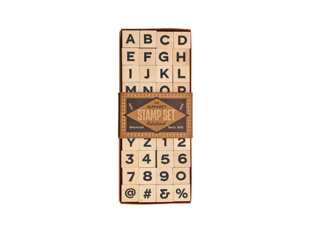 Coffret de Lettres Alphabet Esterbrook, EABCSTAMP