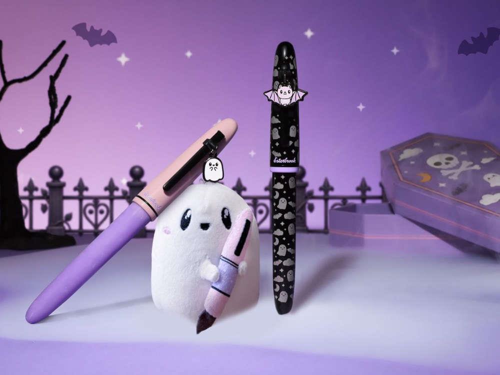 Stylo Plume Esterbrook Pastel Halloween Sweetly Haunted with Bat