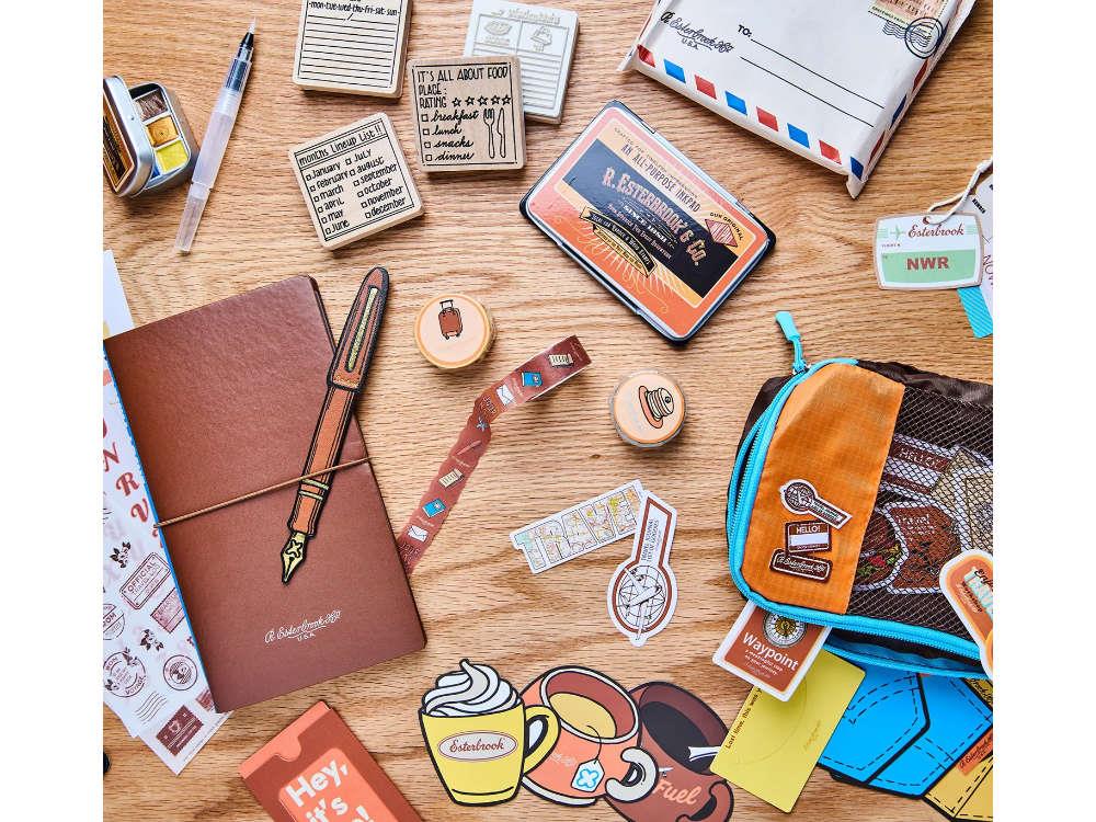 Travel Journal Workshop Esterbrook, Marron, ETJWS