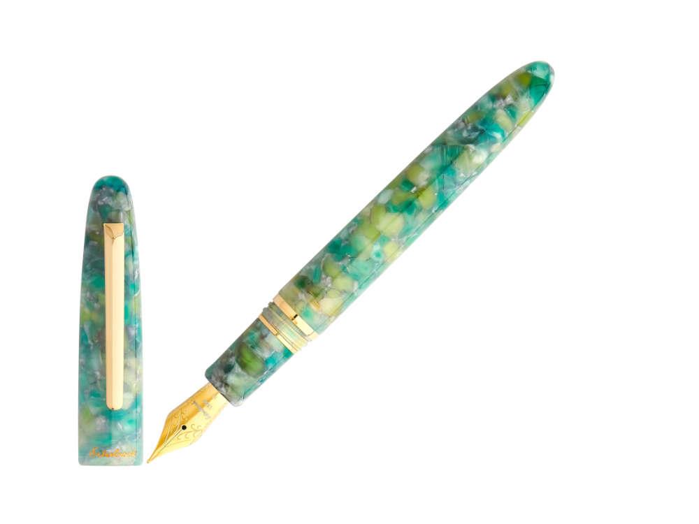 Stylo Plume Esterbrook Estie Sea Glass, Résine, Plaqué or, ESG816