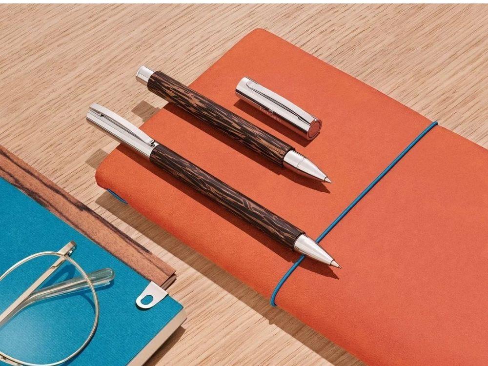 Roller Faber-Castell Ambition, Bois de cocotier, Marron, 148120