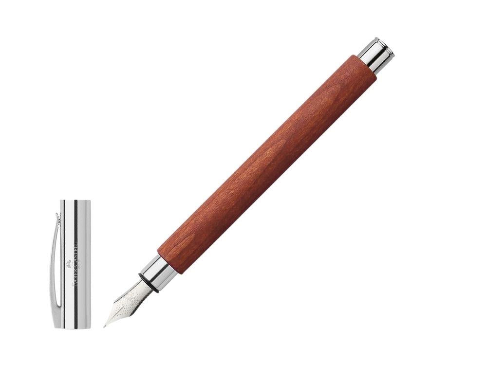 Stylo Plume Faber-Castell Ambition, Bois de Poirier, Marron, 148180