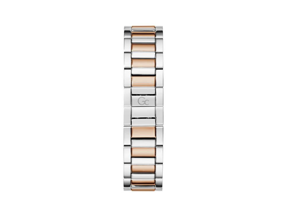 Montre à Quartz GC Watches GC Aura, PVD Or Rose, Blanc, 36 mm, Z48002L1MF
