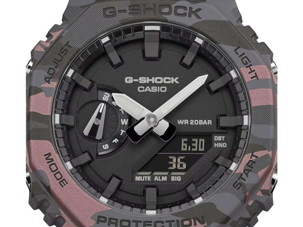 Montre à Quartz G-SHOCK Casio Trend, Noir, 48.5 × 45.4mm, GA-2100CM-8AER