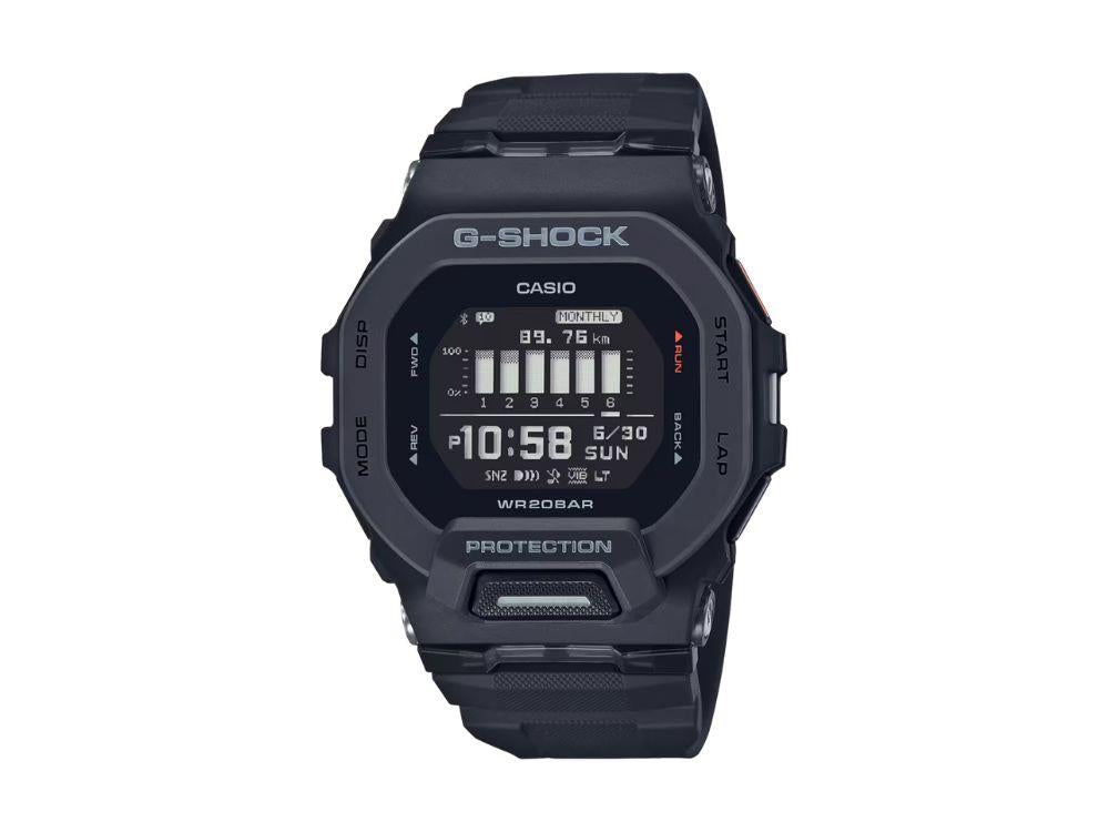 Montre à Quartz G-SHOCK Casio G-Squad, Résine, Noir, GBD-200-1ER