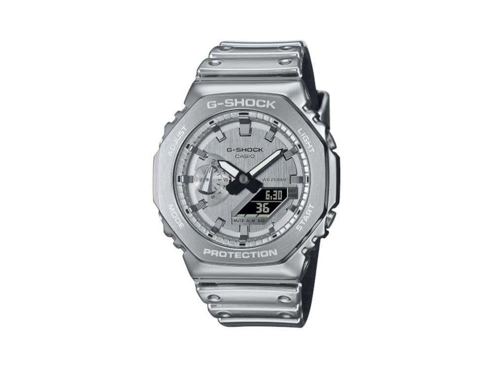 Montre à Quartz G-SHOCK Casio G-Steel, Argent, 49.3mm × 44.4mm, GM-2100YM-8AER