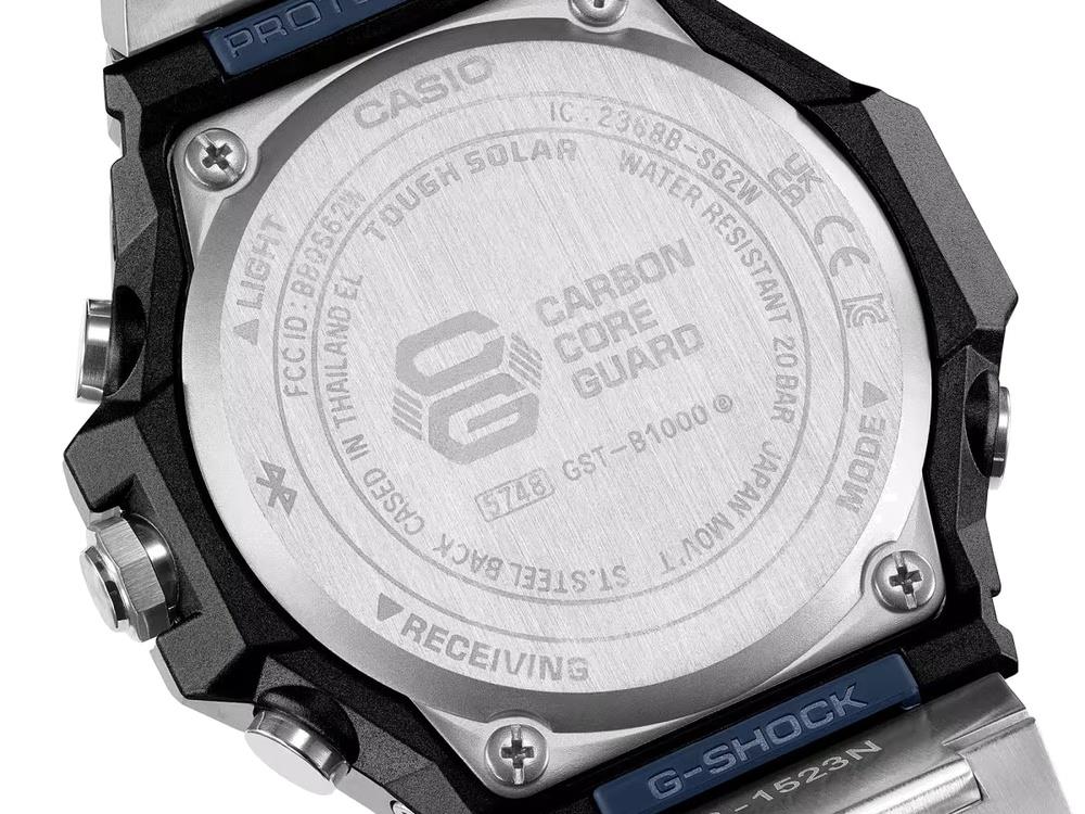 Montre à Quartz G-SHOCK Casio G-Steel, Bleu, GST-B1000D-2AER