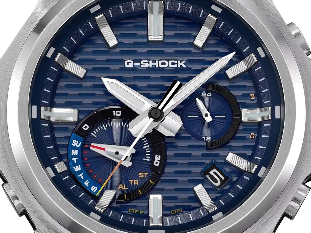Montre à Quartz G-SHOCK Casio G-Steel, Bleu, GST-B1000D-2AER