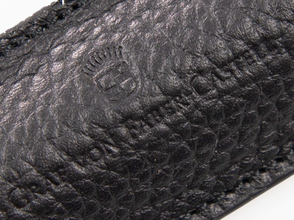 Étui Stylo Graf von Faber-Castell Cashmere Accesorios, Cuir, Noir, 118749