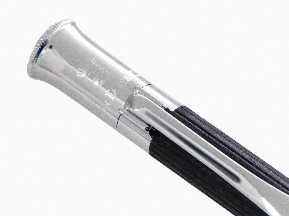 Portemine Graf von Faber-Castell Classic, Bois d'ébène, Attributs platine,0.7 mm