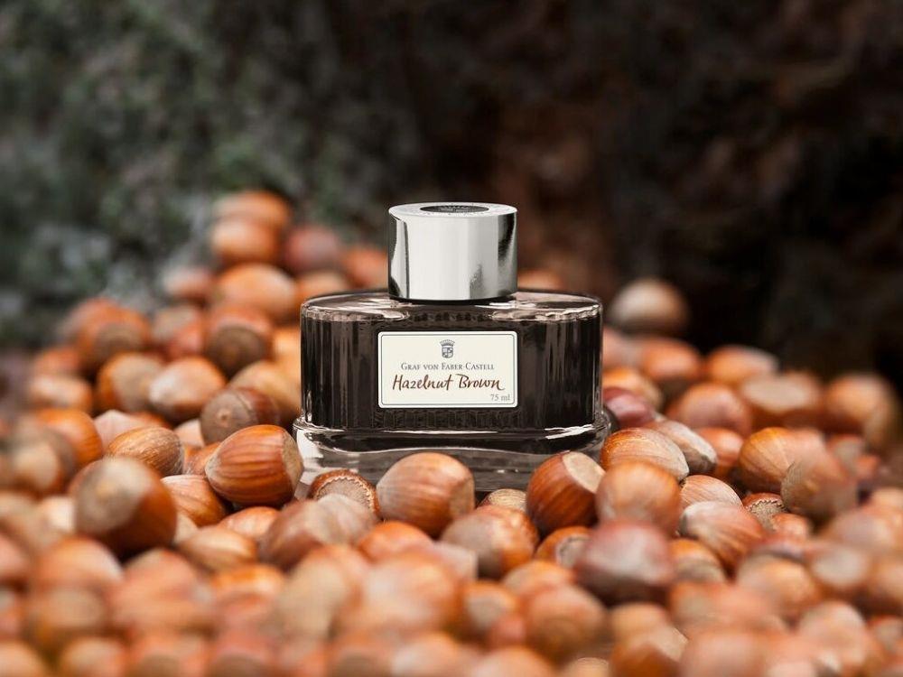 Encrier Graf von Faber-Castell Marron Noisette, 75ml.