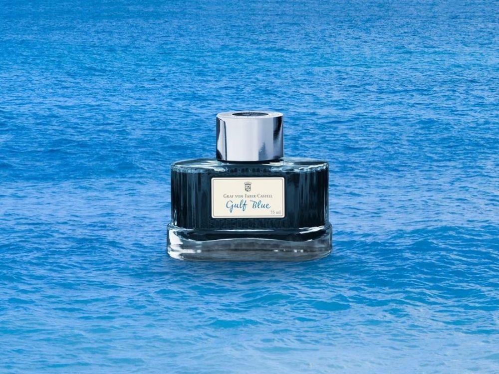 Encrier Graf von Faber-Castell Gulf Blue, 75ml., 141018