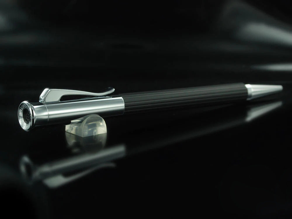 Stylo bille Graf von Faber-Castell Tamitio, Métal, Cannelé, Noir, 141580