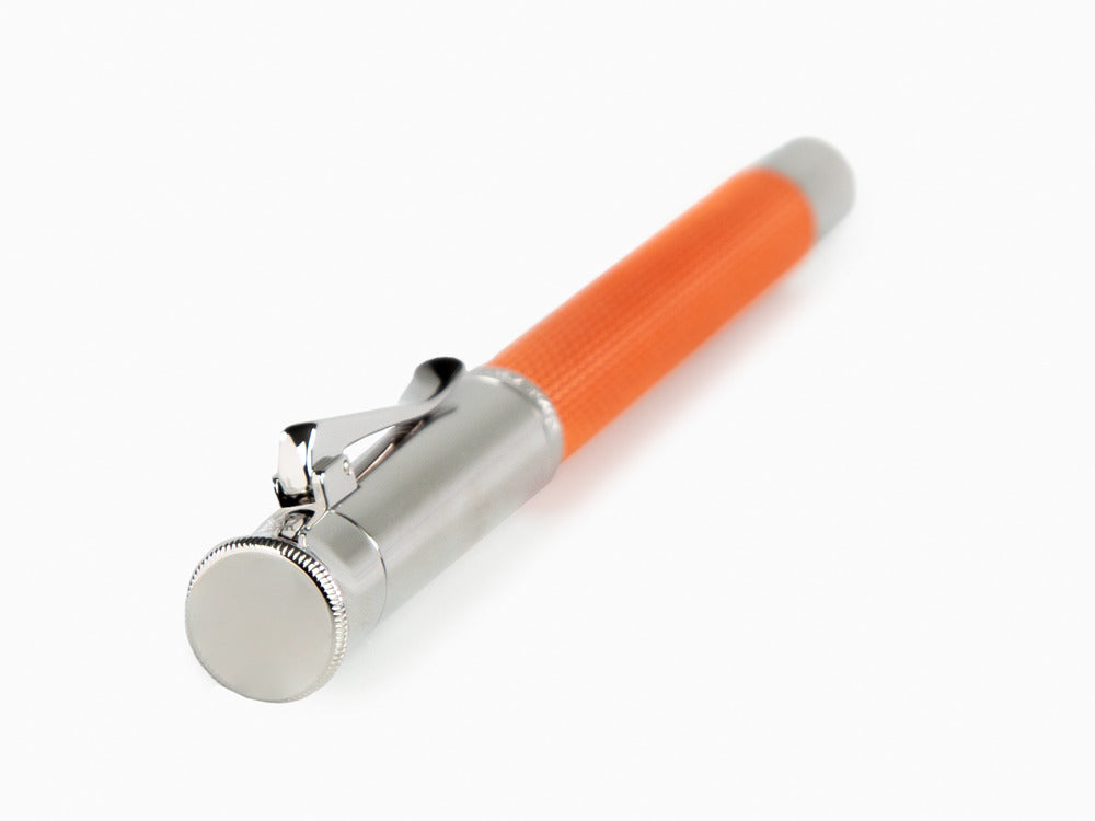 Stylo Plume Graf von Faber-Castell Guilloche, Resine précieuse, Orange