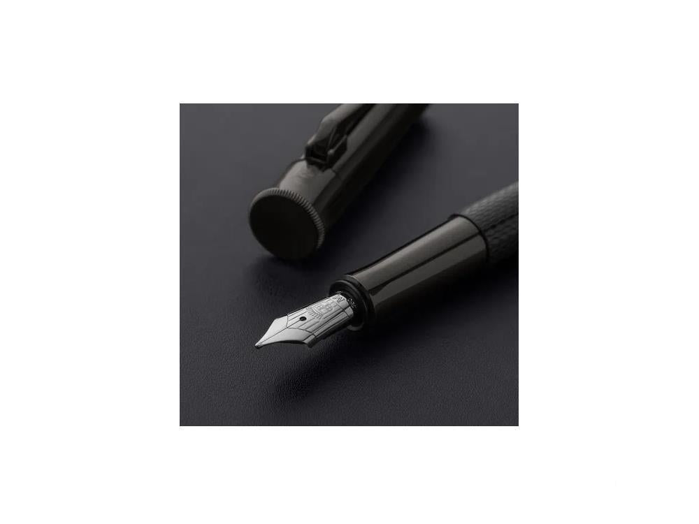 Stylo Plume Graf von Faber-Castell Guilloche Black Edition,145310