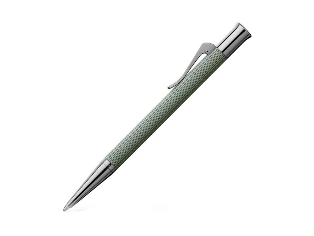 Stylo bille Graf von Faber-Castell Guilloche Sage Green, Vert, 145327