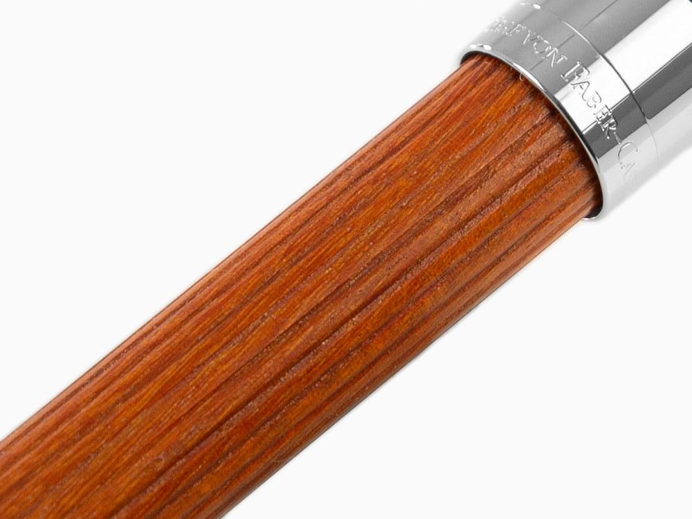 Stylo Plume Graf von Faber-Castell Classic, Bois de Pernambouc, Platine