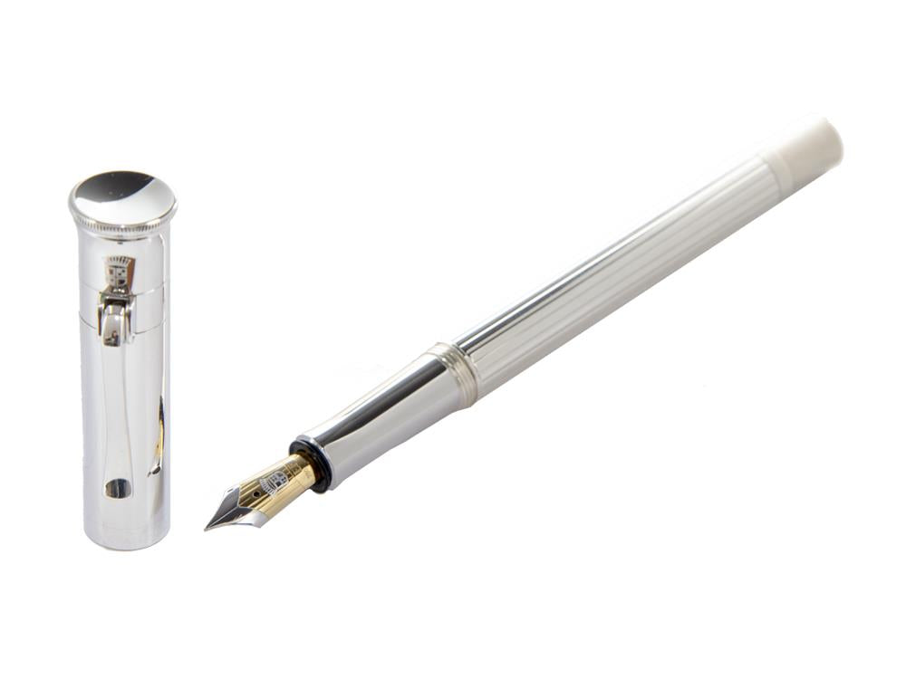 Stylo Plume Graf von Faber-Castell Classic, Attributs platine