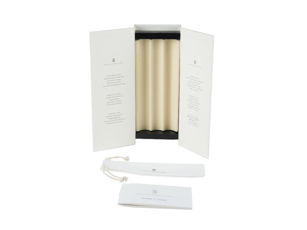 Stylo Plume Graf von Faber-Castell Guilloche, Attributs rhodium, 146590