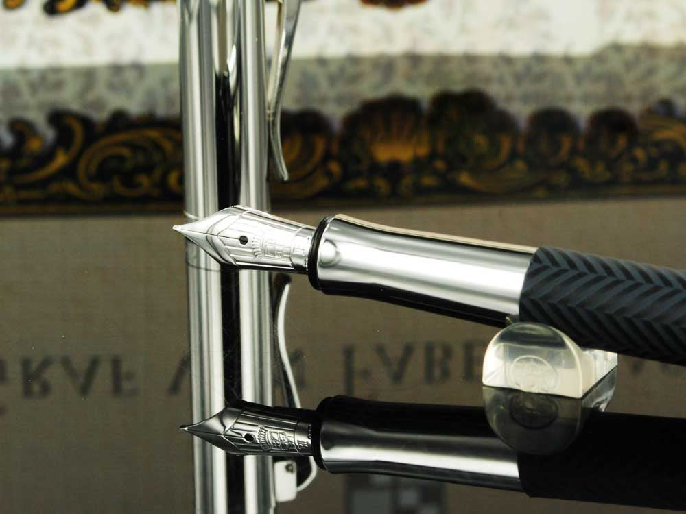 Stylo Plume Graf von Faber-Castell Guilloche Ciselé, Anthracite, 146700