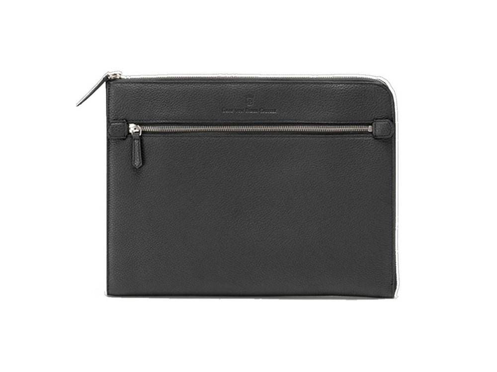 Porte documents Graf von Faber-Castell Cashmere, Cuir de Veau, Noir, G118691
