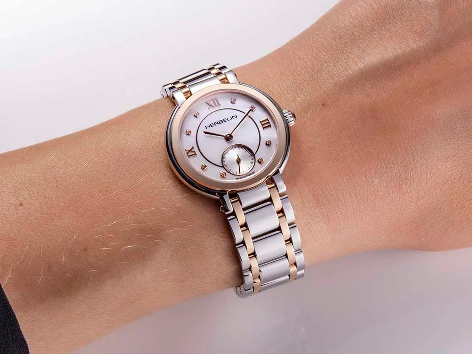 Montre à Quartz Herbelin Galet, Blanc, 31.5 mm, 5 atm, 10630BTR59