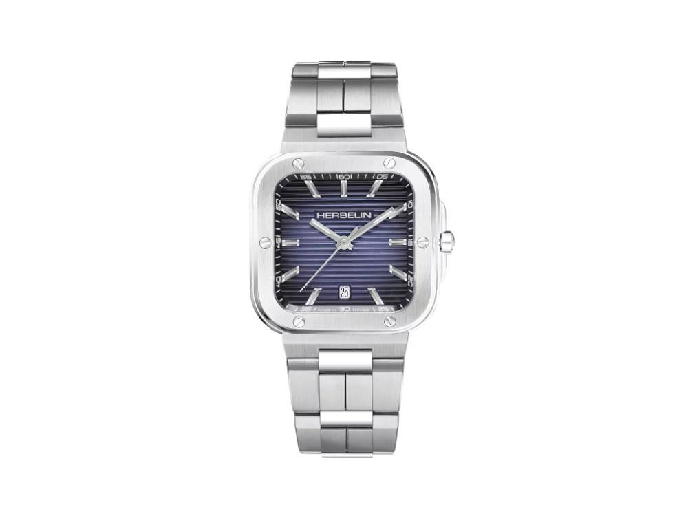 Montre à Quartz Herbelin Cap Camarat, Acier Inoxydable, Bleu, 39 mm, 12246B15
