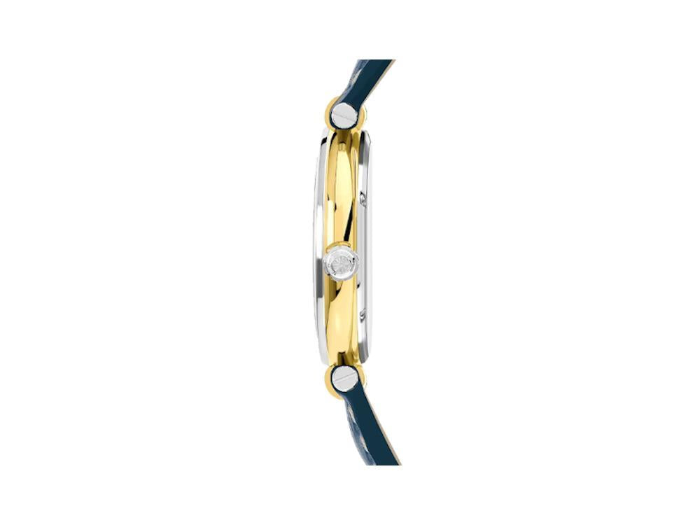 Montre à Quartz Herbelin Newport, PVD Or, Bleu, 38,5mm, Chronographe, 12255T35
