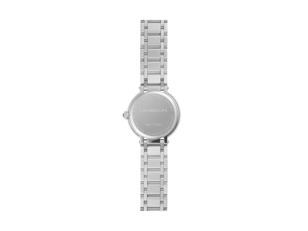 Montre à Quartz Herbelin Galet, Argent, 28 mm, 17430B28