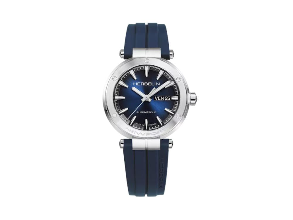 Montre Automatique Herbelin Newport, Bleu, 42 mm, Jour, 1768A15CB