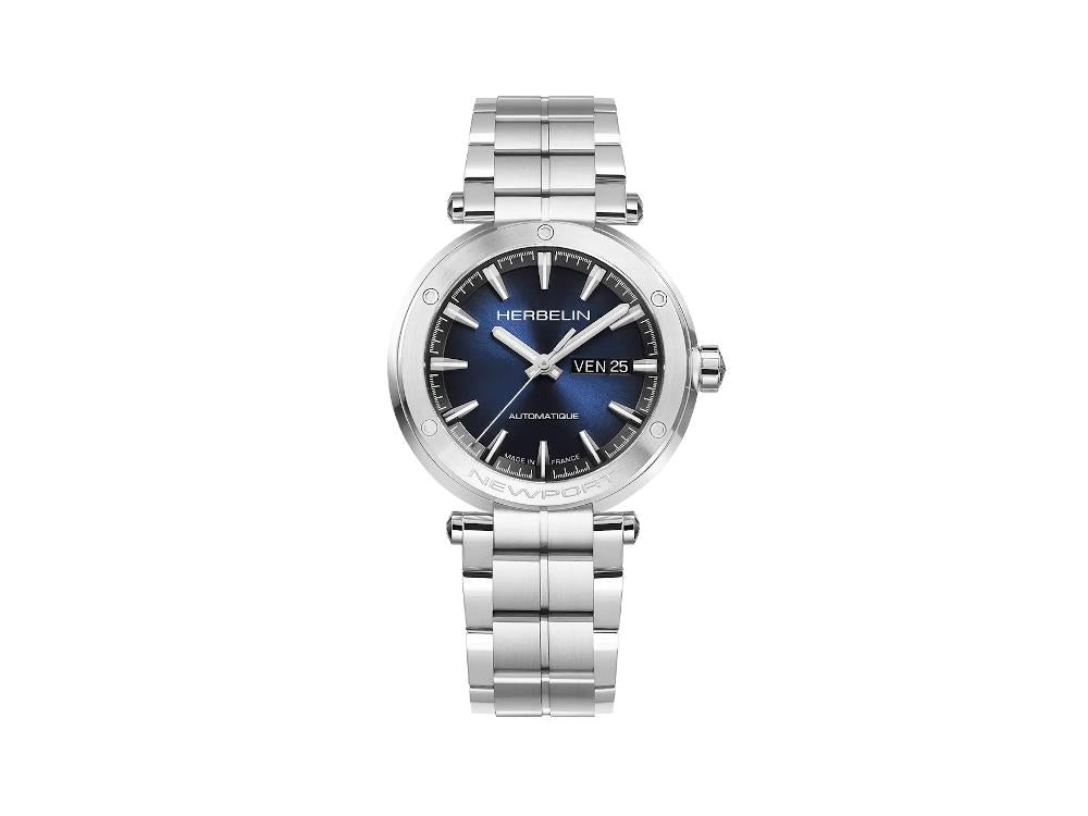 Montre Automatique Herbelin Newport, Bleu, 42 mm, Jour, 1768B15