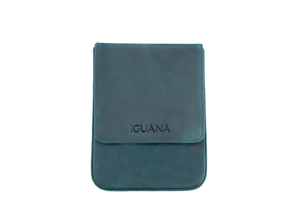Étui à stylos Iguana Bleu 6, PEN-CASE-BLUE-6