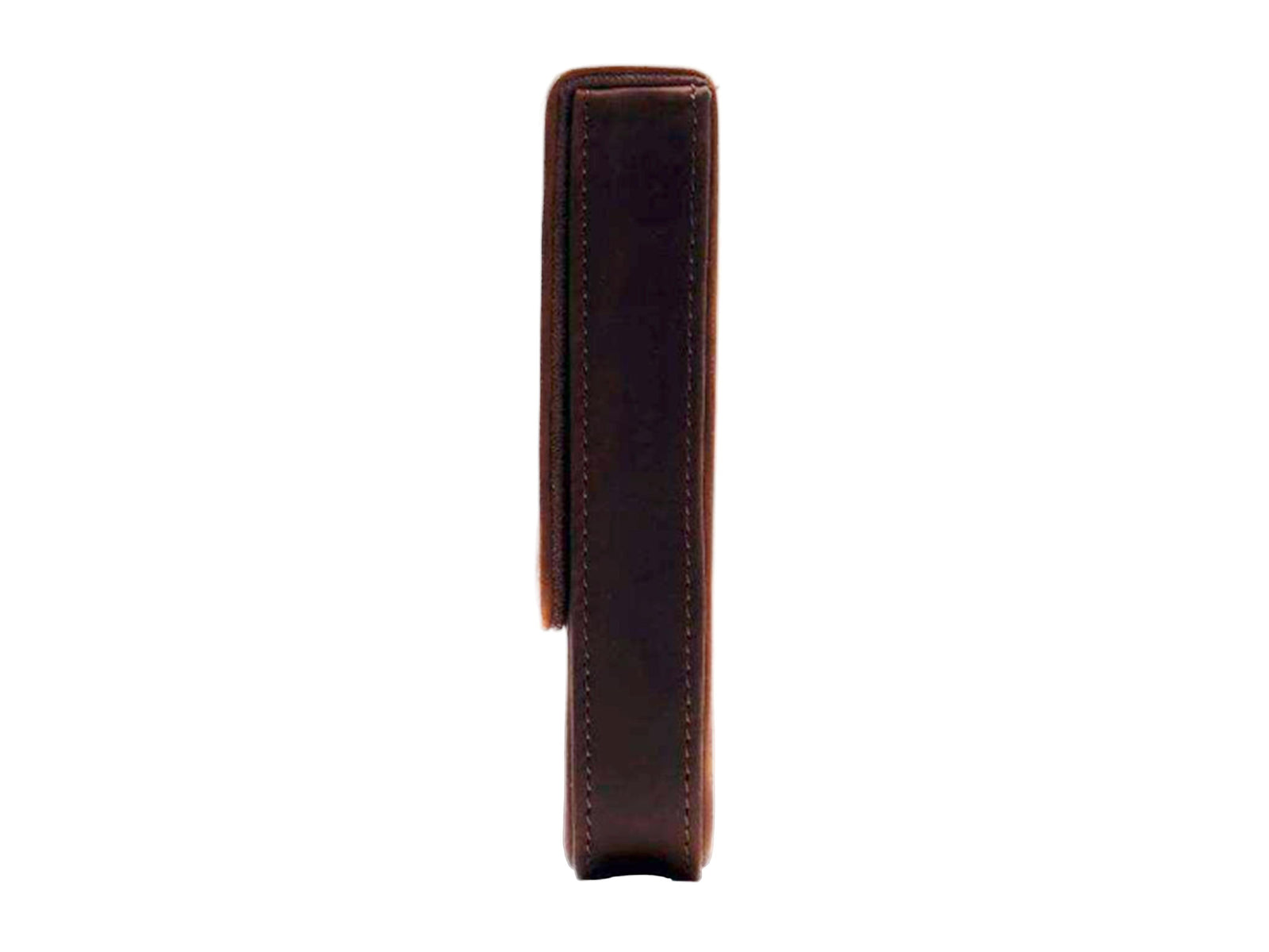 Étui à stylos Iguana Cuir Marron pour 3 articles d'écriture, PEN-CASE-BROWN-3