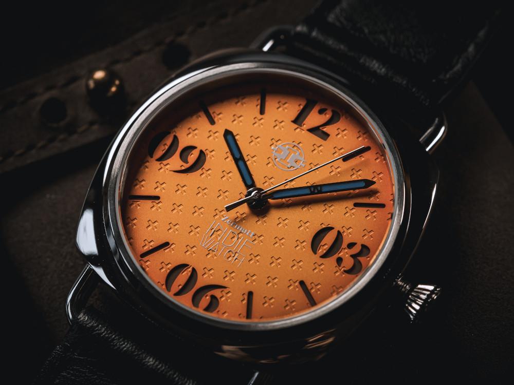 Montre Automatique Indie Watch Zermatt, Orange, 44 mm, 31K
