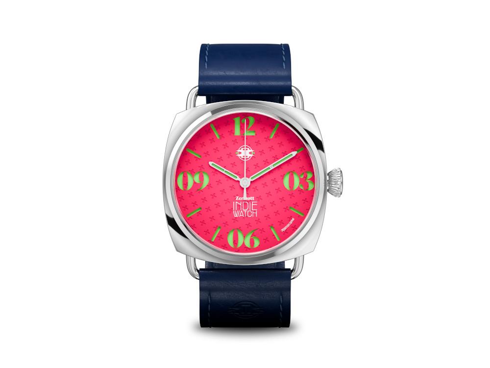 Montre Automatique Indie Watch Zermatt, Rosa, 44 mm, 31Y