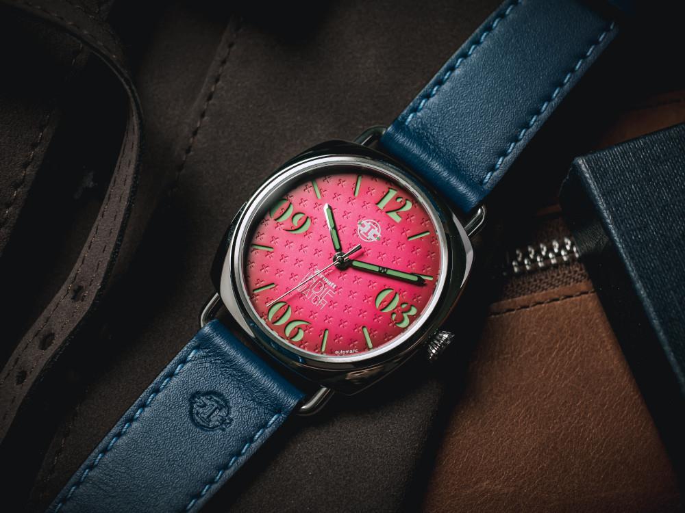 Montre Automatique Indie Watch Zermatt, Rosa, 44 mm, 31Y