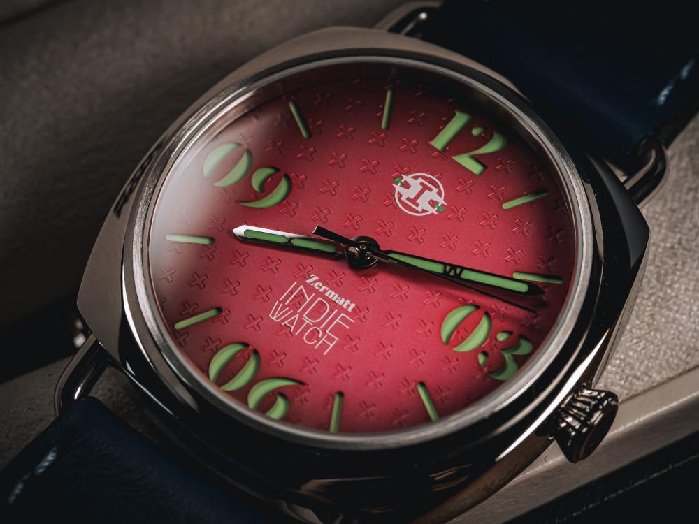 Montre Automatique Indie Watch Zermatt, Rosa, 44 mm, 31Y