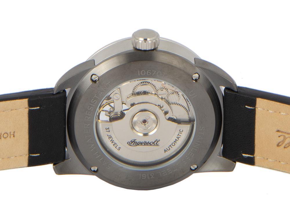 Montre Automatique Ingersoll Triumph, 44 mm, PVD Gun Metal, Argent, I06701