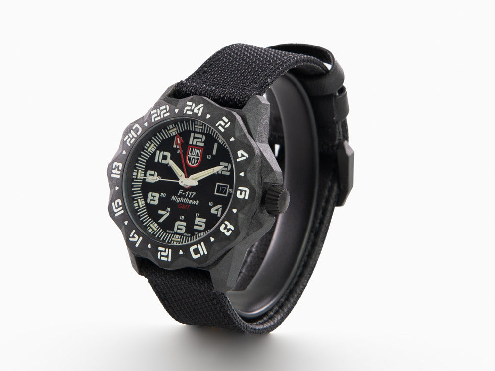 Montre à Quartz Luminox Air F-117 Nighthawk, Noir, 44 mm, 20atm, XA.6441